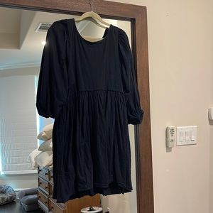 Free People Black mini dress